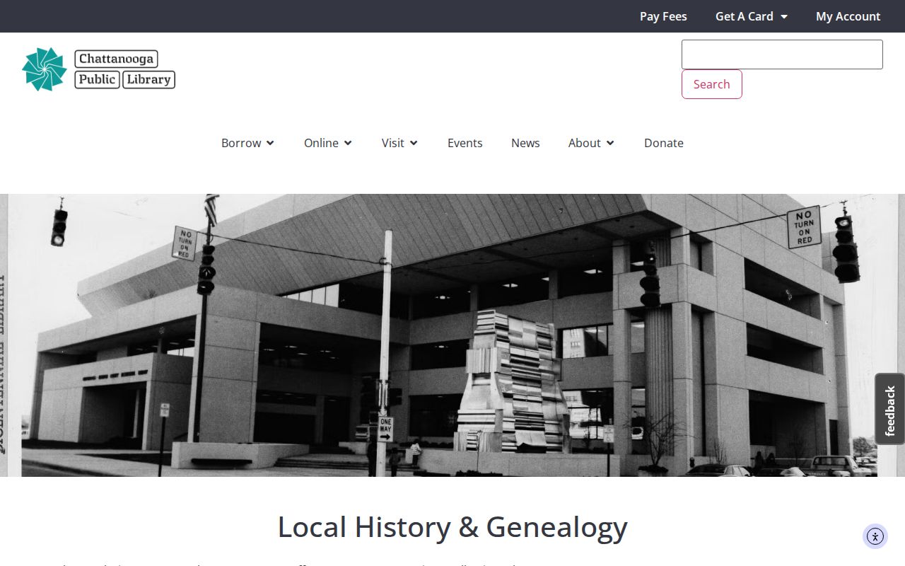 Hamilton County residents directory Chattanooga Public Library local history resources