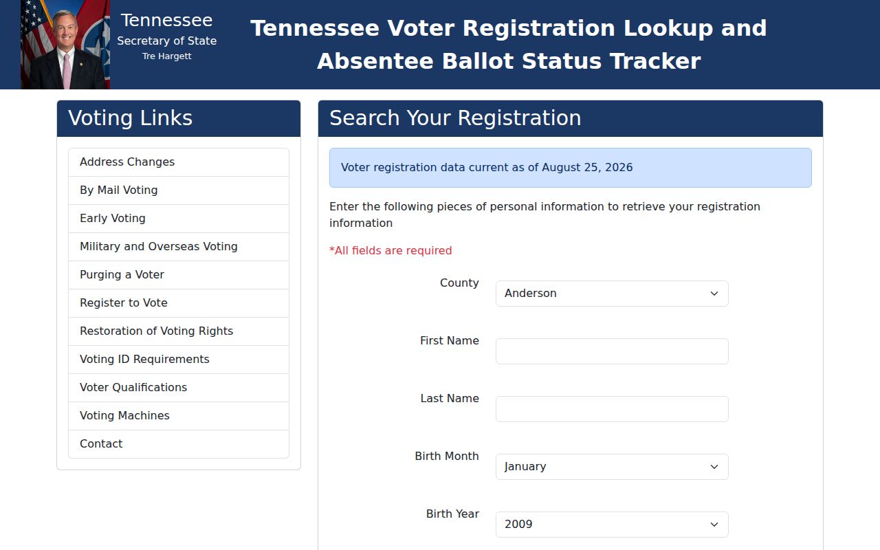 Hamilton County residents directory Tennessee voter lookup controls